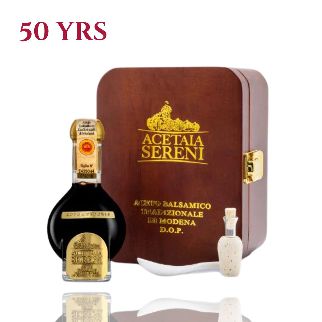 traditional balsamic vinegar of Modena dop 50 years
